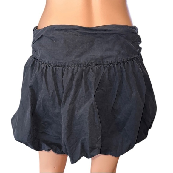 Naturally JoJo Women’s Japanese 100% Cotton Black Balloon Mini Skirt ~ Size M - Picture 4 of 10